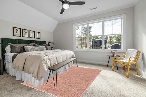 Pink Shag Rug 6x9 in Grey Traditional Bedroom with King Bed