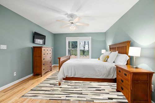 Leather Area Rug Patchwork Stripe Style in Various Sizes from Cow Hide | Luxury Carpet for Indoor use (9x12) in Teal and Orange Wood Bedroom