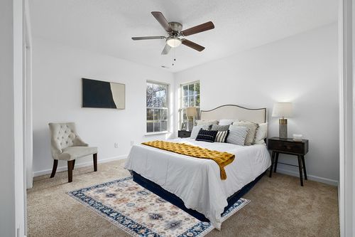 Gertmenian Boho Area Rug, 5x7 Standard Home Decor for Entryway, Bedroom, Living Room, Office, Kitchen Non Slip, Soft, Low-Pile, Printed Indoor Accent Rugs Border Micah Blue, 23093 in White and Yellow Modern Bedroom