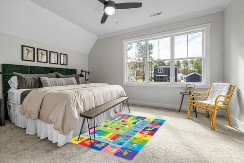 Kids Play Rug for Baby Play Mat for Floor, 78.7 x 59 Inches Kids Rugs for Playroom, Playtime Collection ABC, Numbers, Animals, Month, Season Educational Area Rug for Kids Room Classroom in Grey Traditional Bedroom with King Bed