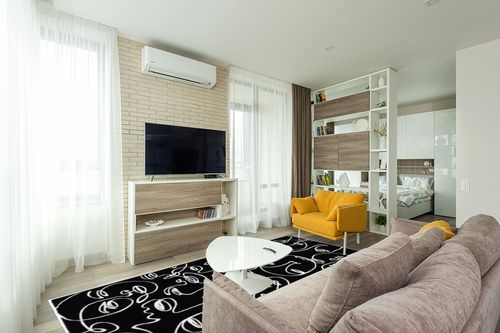 Black and White Minimalist Abstract Face Pattern Area Rug for Living Room Bedroom Boho Chic Modern Dining Room Carpet Washable Soft Home Office Floorcover Runnner Rug 8x10 in Light Modern Living Room with TV