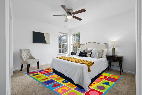 Champion Rugs Kids Area Rug ALPHABET Learning/ Playtime Carpet (8 Feet X 10 Feet) in White and Yellow Modern Bedroom