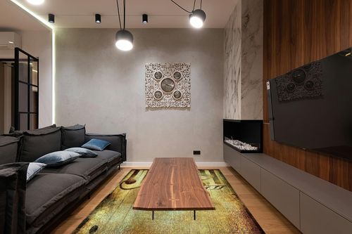 Old Music Note Area Rugs, Vintage Medieval Vellum Floor Mats, Fluffy Soft Machine Washable Breathable Durable for Hotel Home Decor Doormat Entrance Hall, 6ft x 9ft in Dark Wood Living Room with Black Couch