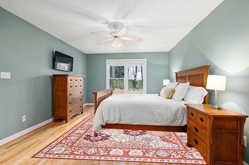 INGEROOM Area Rug 9x12 in Teal and Orange Wood Bedroom