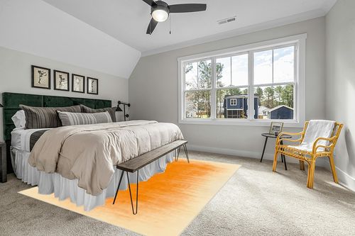 8x10 Area Rugs, Orange Rugs for Living Room Bedroom Girls, Contemporary Ombre Carpet Large Washable Rug Non-Slip Soft Nursery Rug for Playroom, Kid Room, Dining Room in Grey Traditional Bedroom with King Bed