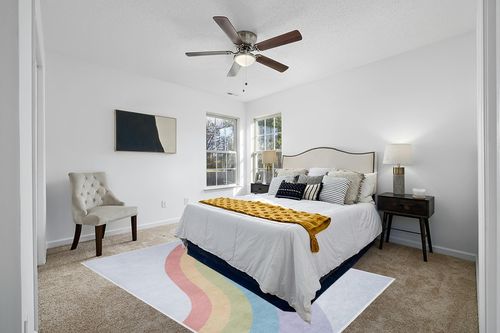 Well Woven Kids Rugs Rainbow 6' x 9' Multi Color Modern Printed Machine Washable Area Rug in White and Yellow Modern Bedroom
