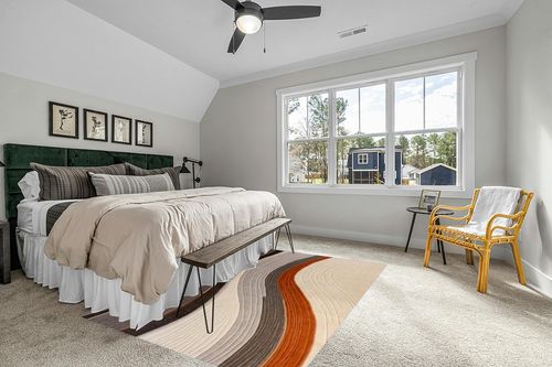 Eroyat Large Indoor Area Rugs，6x9ft Family Washable Rugs for Entryway, Bedroom, Living Room,Non Slip, Ultra Thin, Strong, Modern Abstract rug, Textural-Beige Orange. in Grey Traditional Bedroom with King Bed