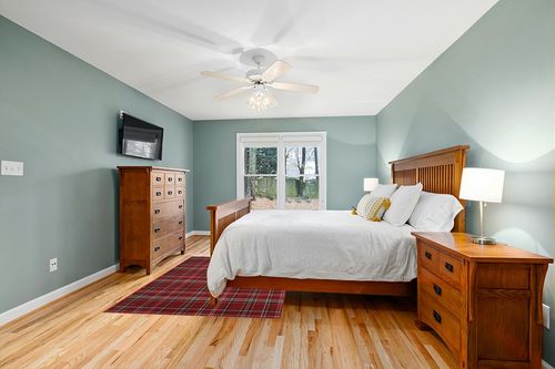 Nourison Grafix Red 5'3" x 7'3" Area -Rug, Modern, Plaid, Bed Room, Living Room, Dining Room, Kitchen, Easy -Cleaning, Non Shedding, (5' x 7') in Teal and Orange Wood Bedroom