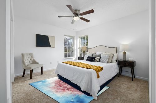 DNOVING Large Non-Slip Area Rug 5x7ft Washable Fluffy Rug, Cherry Blossom Tree Design, Rubber Backing, Pink and White Petals on Blue Sky in White and Yellow Modern Bedroom
