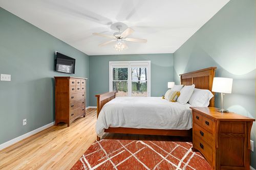 nuLOOM Thigpen Contemporary Area Rug, 4x6, Dark Orange in Teal and Orange Wood Bedroom