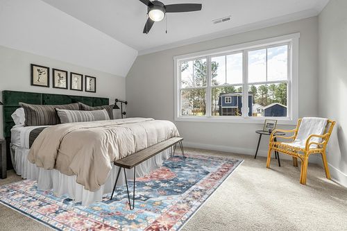 HOMBYS 9x12 Vintage Area Rug for Living Room Bedroom, Large Boho Floor Carpet with Non-Slip Backing for Indoor Office Dining Room, Traditional Home Deco Non-Shedding, Blue, Machine Washable in Grey Traditional Bedroom with King Bed
