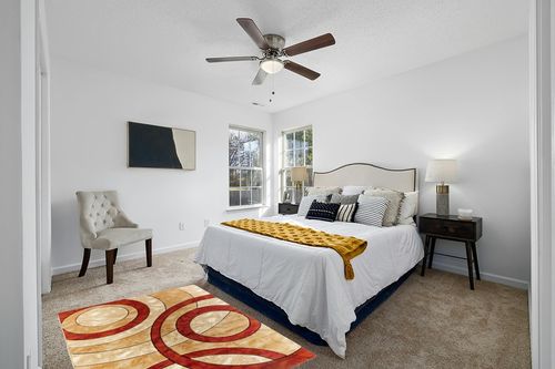 GLORY RUGS Area Rug Modern 4x6 Dark red Circles Geometry Soft Hand Carved Contemporary Floor Carpet Fluffy Texture for Indoor Living Dining Room and Bedroom Area in White and Yellow Modern Bedroom