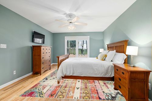 SAFAVIEH Monaco Collection Area Rug - 9' x 12', Multi, Boho Chic Tribal Distressed Design, Non-Shedding & Easy Care, Ideal for High Traffic Areas in Living Room, Bedroom (MNC222F) in Teal and Orange Wood Bedroom