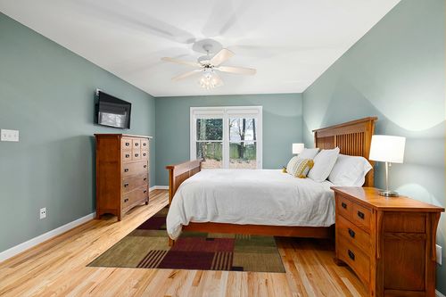 Mohawk Home Alliance Modern Geometric 6' x 9' Area Rug - Red - Perfect for Living Room, Dining Room, Office in Teal and Orange Wood Bedroom