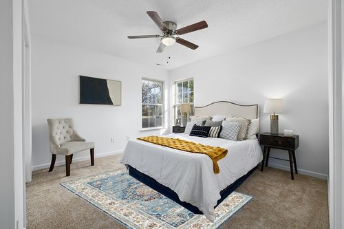 VK VK·LIVING Washable Rug, 5'x7' Stain Resistant Washable Rug, Machine Washable Rug with Non-Slip,Vintage Bohemian Area Rug for Living Room Bedroom Dining Home Office Area Rug (Blue, 5'x7') in White and Yellow Modern Bedroom