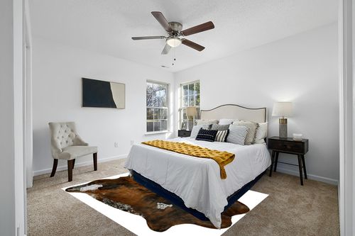 Appaloosa Cowhides Natural Cowhide Rug - Tricolor Cowhide Area Rug for Bedroom & Living Room - Luxury Cowhides Modern Accent Rug - Genuine Leather with Real Animal Fur, Medium, 6 x 8 Feet in White and Yellow Modern Bedroom