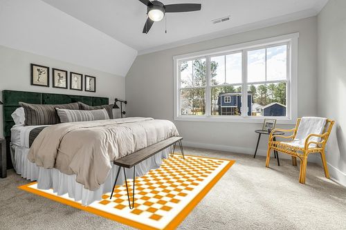 Washable 8x10 Checkered Area Rug for Living Room, Orange Checkerboard Modern Boho Large Rugs, Ultra Thin Low Pile Lightweight Indoor Carpet with Non-Slip Backing for Bedroom Kids Nursery Play Room in Grey Traditional Bedroom with King Bed