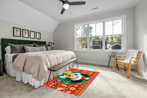 Gertmenian Kids Playroom & Game Room Carpet Disney Mickey Mouse Childrens Rug Kids Home Decor, Area Carpet for Boys & Girls Playroom, Bedroom 54x78 Large, Red & Green M&M Holiday Wreath, 46689 in Grey Traditional Bedroom with King Bed