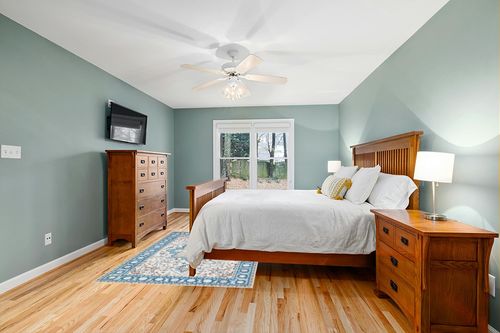 CHOSHOME Area Rug - 5x7 Low-Pile Machine Washable Rug Vintage Rug with Non-Slip Backing, Non-Shedding Indoor Floor Rugs for Living Room Bedroom Kitchen Laundry Home Office Carpet, Blue in Teal and Orange Wood Bedroom