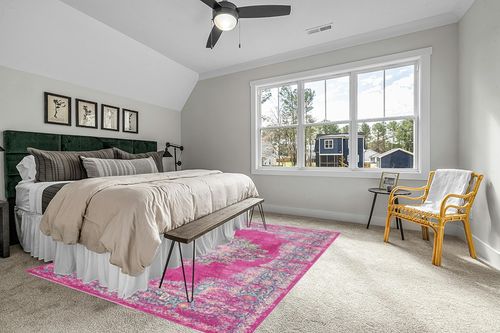 Nourison Passion Fuchsia 8' x 10' Area -Rug, Boho, Traditional, Easy -Cleaning, Non Shedding, Bed Room, Living Room, Hallway (8x10) in Grey Traditional Bedroom with King Bed