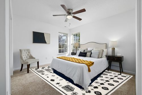 YIHOUSE Faux Wool Collection 9'x12' Area Rugs in White and Yellow Modern Bedroom