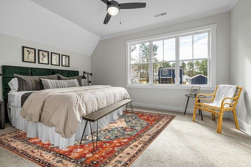 Lahome Boho Tribal Area Rug - 9x12 Large Dining Room Rug Soft Living Room Mat, Vintage Washable Indoor Floor Throw Carpet for Bedroom Powder Room Nursery Playroom Home Office Apartment Decor,Rust in Grey Traditional Bedroom with King Bed