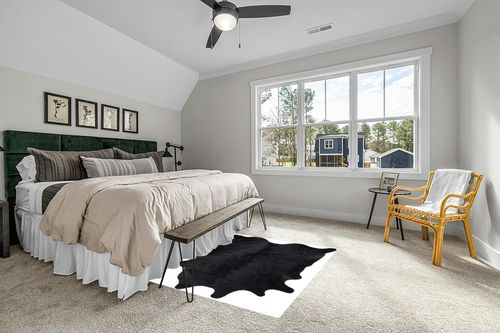 Gaucho Cowhides Solid Black Cowhide Rug - Natural Product in Grey Traditional Bedroom with King Bed