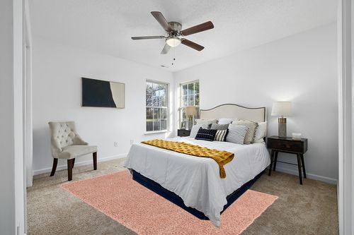 Pink Shag Rug 6x9 in White and Yellow Modern Bedroom