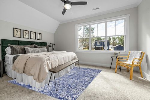 Nourison Whimsicle Abstract Ivory Navy 8' x 10' Area Rug, Easy Cleaning, Non Shedding, Bed Room, Living Room, Dining Room, Kitchen (8x10) in Grey Traditional Bedroom with King Bed