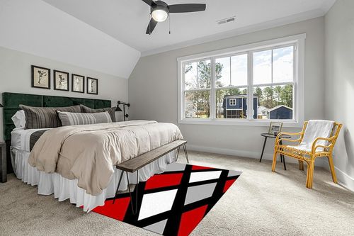 Red and White Black Geometry Area Rugs, Modern Abstract Entryways Mat Fluffy Soft Machine Washable Breathable Durable for Room Living Room Indoor Outdoor Hallway, 5ft x 7ft in Grey Traditional Bedroom with King Bed