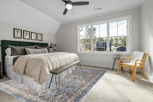 Nourison Concerto Bohemian Blue/Multi 8'10" x 11'10" Area -Rug, Easy -Cleaning, Non Shedding, Bed Room, Living Room, Dining Room, Kitchen (9x12) in Grey Traditional Bedroom with King Bed