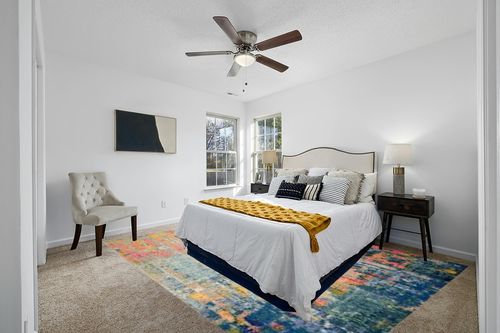 Nourison Celestial Blue/Yellow 9' x 12' Area Rug, Contemporary, Abstract, Easy Cleaning, Non Shedding, Bed Room, Living Room, Dining Room, Kitchen (9x12) in White and Yellow Modern Bedroom