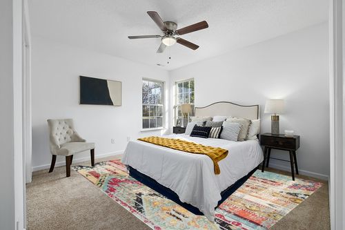 SAFAVIEH Monaco Collection Area Rug - 9' x 12', Multi, Boho Chic Tribal Distressed Design, Non-Shedding & Easy Care, Ideal for High Traffic Areas in Living Room, Bedroom (MNC222F) in White and Yellow Modern Bedroom