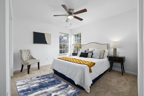 BEIMO Area Rugs for Living Room 4x6 Large Modern Machine Washable Rugs Distressed Abstract Print Blue Throw Rug for Bedroom Aesthetic, Non Slip Carpet with Gripper in White and Yellow Modern Bedroom