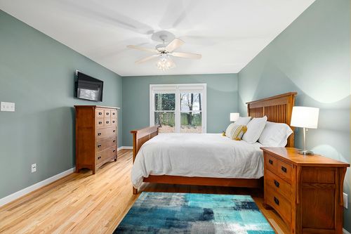 KITHOME Contemporary Non-Slip Area Rug Turquoise and Grey Abstract Art Painting Teal Printed Rugs Art Carnival Rubber Backing Living Room Floor Mats Rectangle Area Rug Carpet for Indoor 4'x6' in Teal and Orange Wood Bedroom