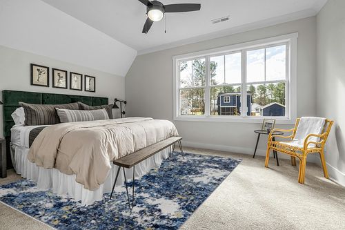 Area Rug 9x12 Living Room: Large Washable Rug with Anti-Slip Backing Non-Shedding Stain-Resistant Soft Abstract Carpet for Bedroom Dining Room Nursery Home Office (Blue/Multi) in Grey Traditional Bedroom with King Bed