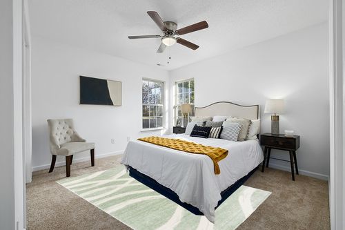 SAFAVIEH Adirondack Collection Area Rug - 6' x 9', Sage & Cream, Modern Wave Distressed Design, Non-Shedding & Easy Care, Ideal for High Traffic Areas in Living Room, Bedroom (ADR125X) in White and Yellow Modern Bedroom