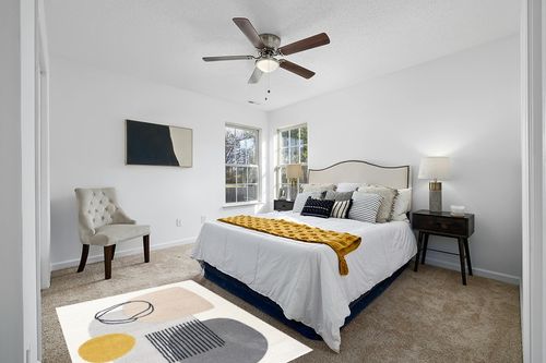 Abani Rugs Cream and Gray 4 ft. X 6 ft. Mid-Century Rug with Circles and Lines. Neutral Tones of Cream, Gray and a pop of Yellow. Minimalistic Design Turkish Stain Resistant Area Rug. in White and Yellow Modern Bedroom