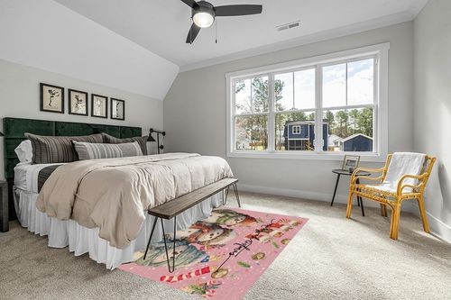 OComster Pink Christmas Rectangle Shape Large Area Rugs - 5 x 8 Feet Xmas Stocking Snowman Winter Snowflake - (Non-Woven + Rubber) Low File Floor Mat in Grey Traditional Bedroom with King Bed