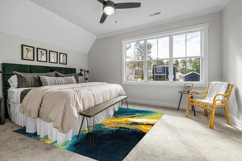 SAFAVIEH Galaxy Collection 8' x 10' Blue/Yellow GAL117L Modern Abstract Non-Shedding Living Room Dining Bedroom Area Rug in Grey Traditional Bedroom with King Bed