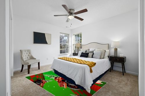 Christmas Area Rug 5 x 8, Washable Bedroom Rug Non-Slip Kitchen Rugs Non Shedding Floor Cover Mat Runner Rug for Living Room Dining Room Outdoor Carpet Truck Xmas Tree Santa Claus 3D Space in White and Yellow Modern Bedroom