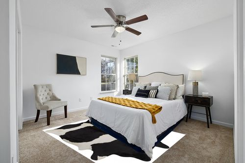 rodeo Classic Black and White Cowhide Rug … in White and Yellow Modern Bedroom