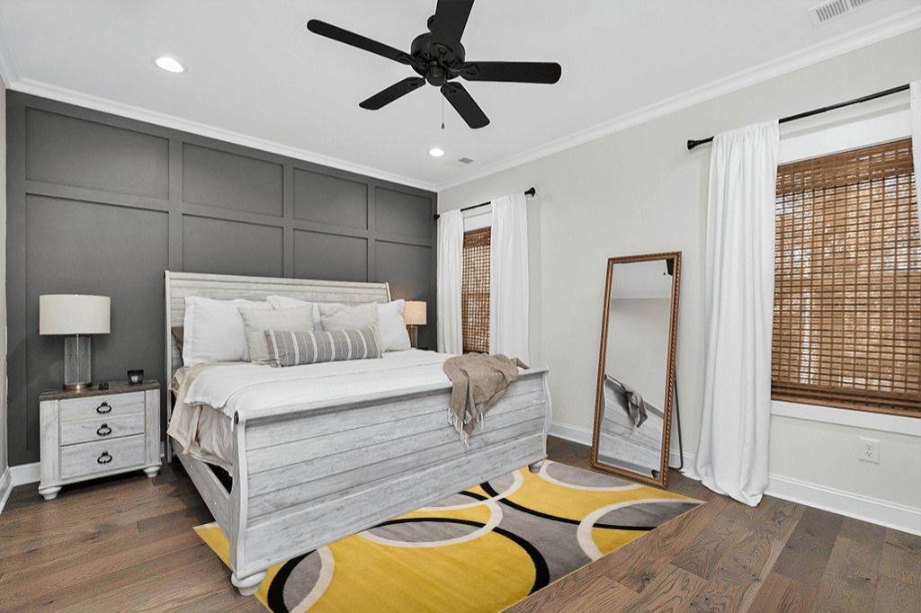 Rug Visualizer For Your 5x7 Yellow Area Rug Yellow Contemporary Stain Resistant, non slip Area Rug in Modern transitional bedroom