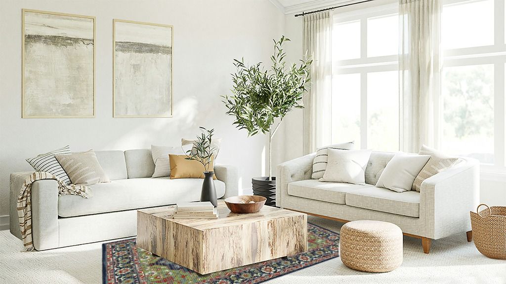 Green Farmhouse Rugs Kaleen Lime Green Floral Power Loomed Area Rug in Living room