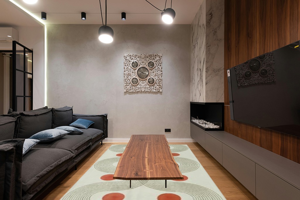 6x9 Washable Cotton Area Rugs for Living Room Bedroom Beige Red Geometric Rug Flatweave Cotton Rug Indian Handmade Carpet Boho for Entryway Farmhouse Kitchen Home Floor Decor Dining Room in Dark Wood Living Room with Black Couch